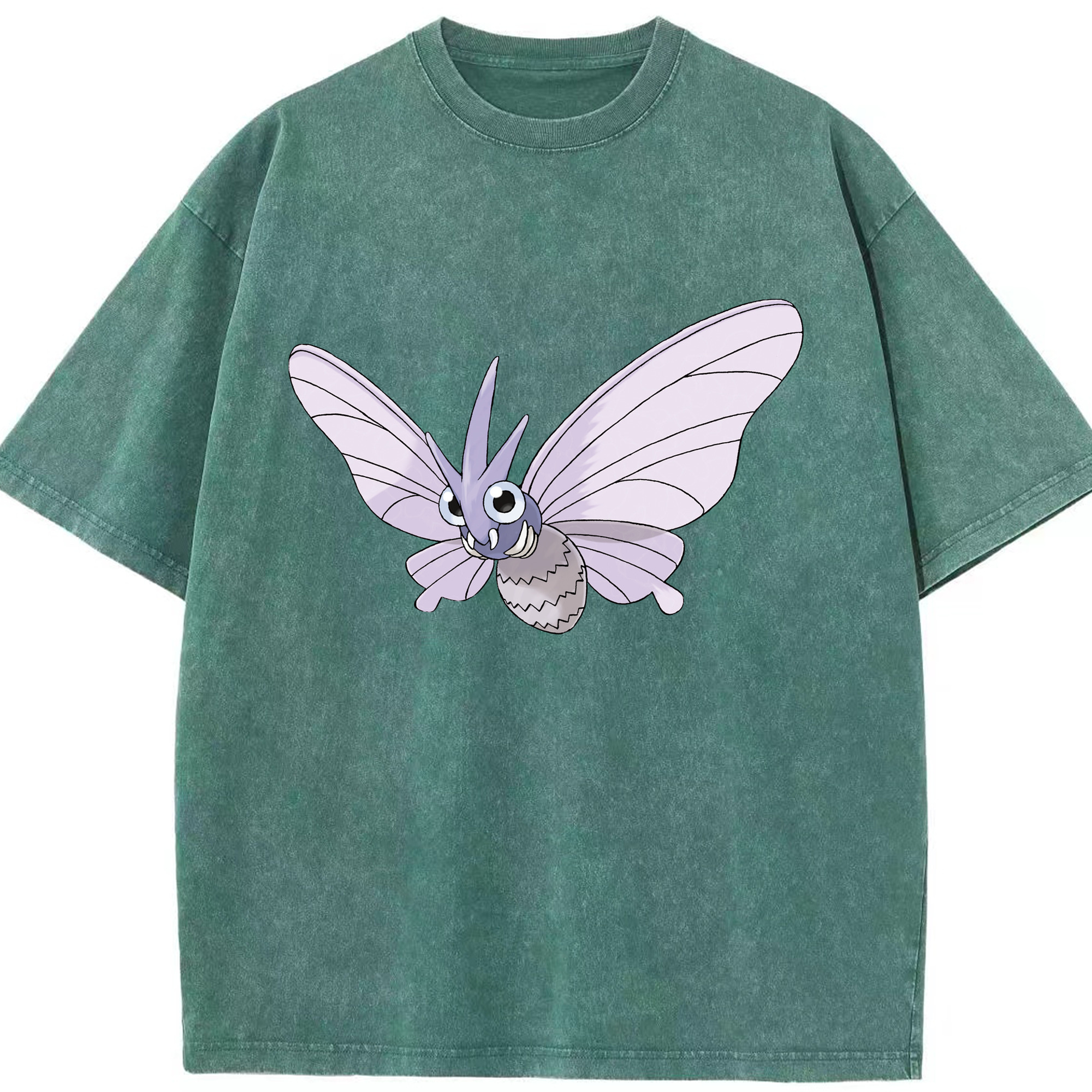 （画像用） ポケットモンスター Pokémon 綿100% ヴィンテージ風 半袖Tシャツ（フロントプリント）